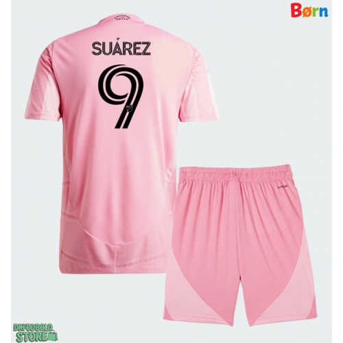 Inter Miami Luis Suarez #9 Replika Babytøj Hjemmebanesæt Børn 2026-27 Kortærmet (+ Korte bukser)